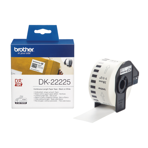 Brother DK-22225 (DK22225) Continuous Paper Tape 38mm