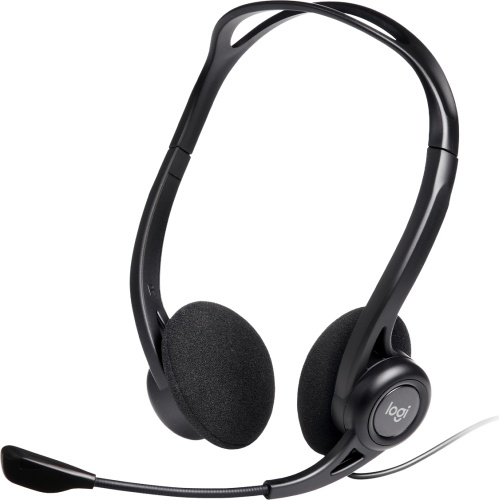 Logitech 960 Laidinės ausinės, USB-A, Juoda