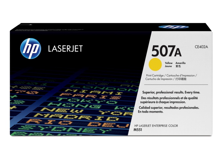 HP 507A (CE402A) Lazerinė kasetė, Geltona