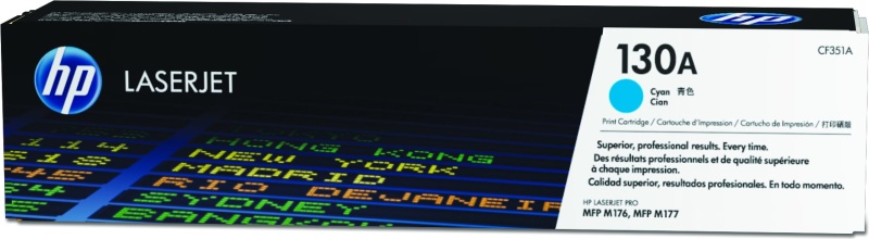 HP 130A (CF351A) Lazerinė kasetė, Žydra