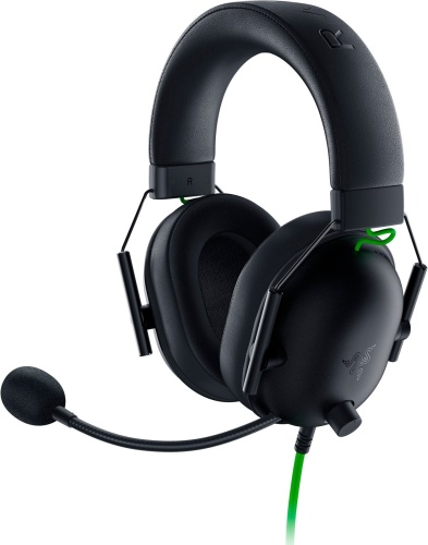 Razer BlackShark V2 X Laidinės žaidimų ausinės, Juoda/Žalia