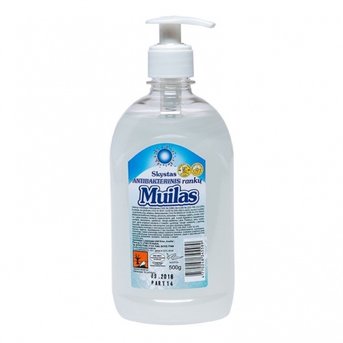 Muilas, skystas, antibakterinis, su dozatoriumi, 500ml
