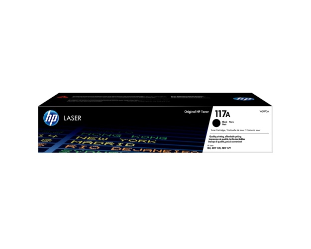 HP 117A (W2070A) Lazerinė kasetė, Juoda