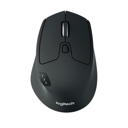 Logitech M720 Triathlon Belaidė pelė RF Wireless + Bluetooth, 1000 DPI, Juoda