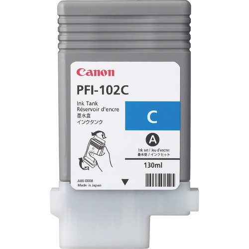 Canon PFI-102C (0896B001) Rašalinė kasetė, Žydra