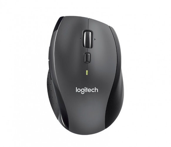 Logitech Marathon M705 Belaidė pelė, RF Wireless, 1000 DPI, Juoda/Pilka