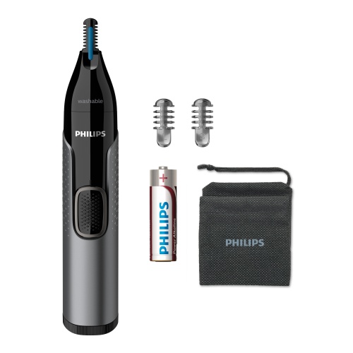 Philips 3000 Series NT3650/16 Nosies, ausų ir antakių plaukų kirpimo mašinėlė, Pilka