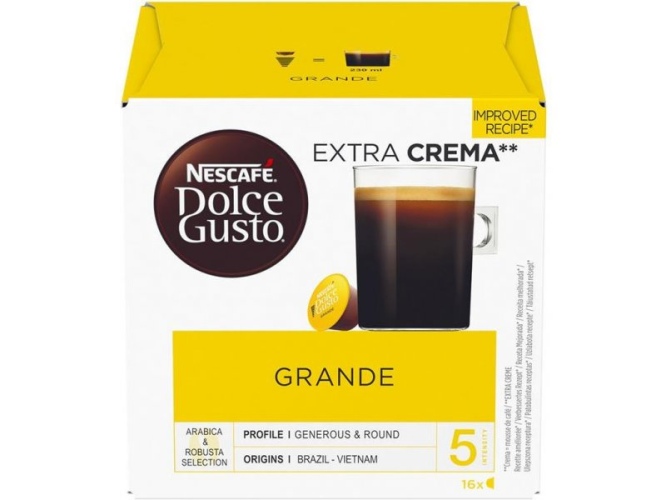 Nescafe Dolce Gusto Grande kava, 16 kapsulių dėžutėje