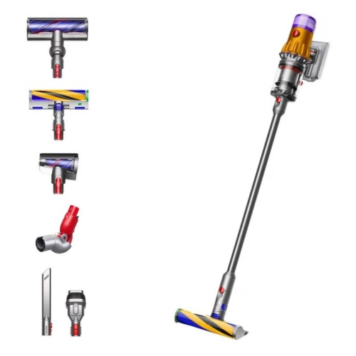 Dyson V12 Detect Slim Absolute (2023) Belaidis dulkių siurblys, Nickel/Yellow