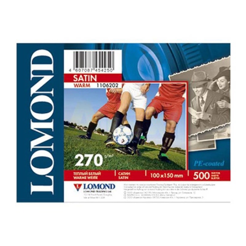 Fotopopierius Lomond Premium Photo Paper Satininis 270 g/m2 10x15, 500 lapų, Warm