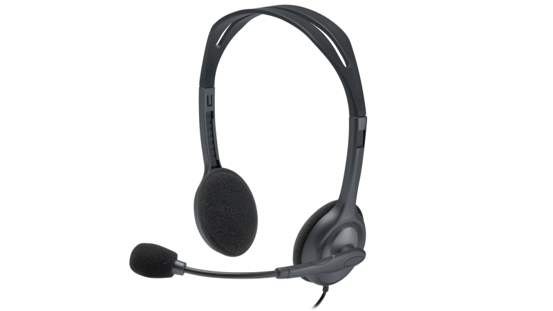 Logitech H111 Stereo Laidinės ausinės, 3.5mm jack, Juoda
