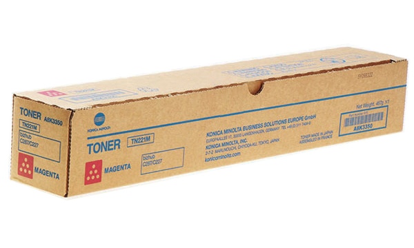 Konica Minolta TN221M (A8K3350) Lazerinė kasetė, Purpurinė