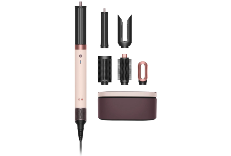 Dyson HS09 Airwrap Co-anda2x Straight+Wavy Plaukų formavimo prietaisas, Ceramic Pink/Rose Gold