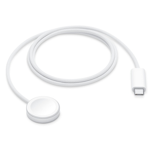 Apple Watch Magnetic Fast Charger to USB-C Cable 1m, Balta