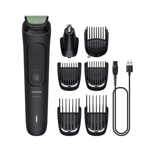 Philips All-in-One 3000 Series MG3930/15 Plaukų kirpimo mašinėlė, Juoda