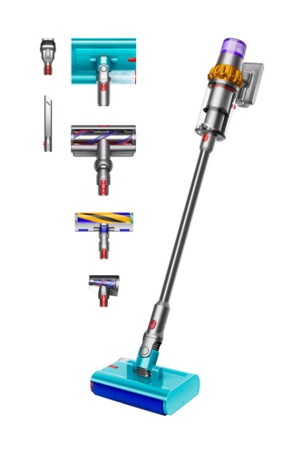 Dyson V15s Detect Submarine Belaidis dulkių siurblys, Nickel/Yellow