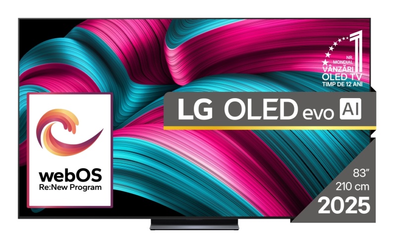 LG TV OLED evo AI OLED83C51LA (2025) Televizorius 83'' 4K UHD 3840x2160 Smart TV