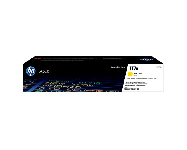 HP 117A (W2072A) Lazerinė kasetė, Geltona