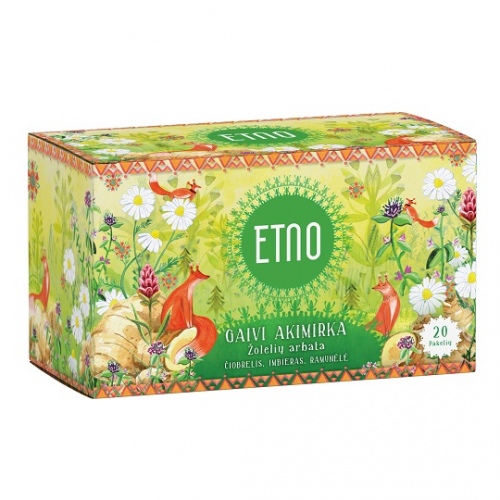 Etno Gaivi akimirka su imbieru 38g (1,8g x20 vnt.)