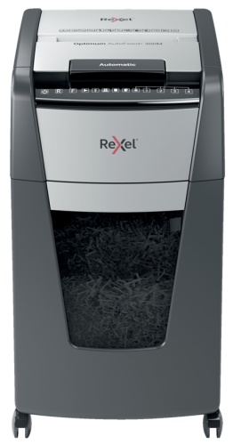 Rexel Optimum AutoFeed+ 300M Dokumentų naikiklis Micro-cut shredding 2x15 mm P-5 60L 55 dB
