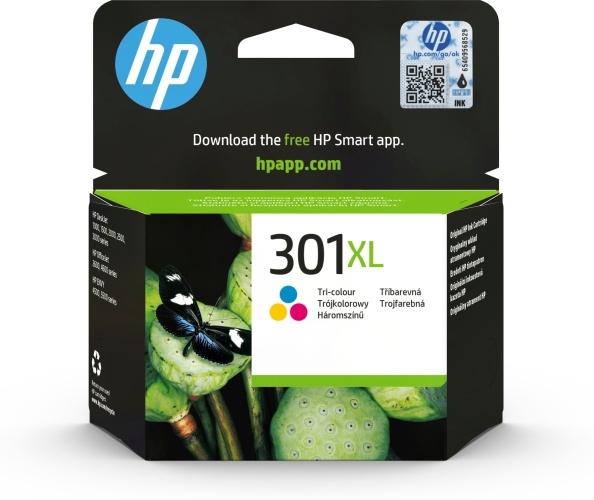 HP 301XL Tri-color (CH564EE) Rašalinė kasetė, CMY