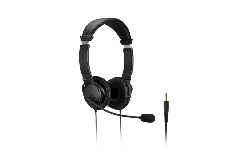 Kensington Classic Laidinės ausinės, 3.5 mm jack, Juoda