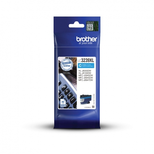 Brother LC3239XL (LC3239XLC) Rašalinė kasetė, Žydra