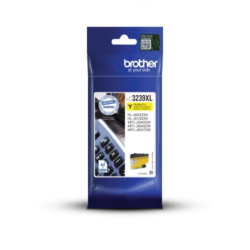 Brother LC3239XL (LC3239XLY) Rašalinė kasetė, Geltona