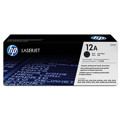 HP 12A (Q2612A) Lazerinė kasetė, Juoda
