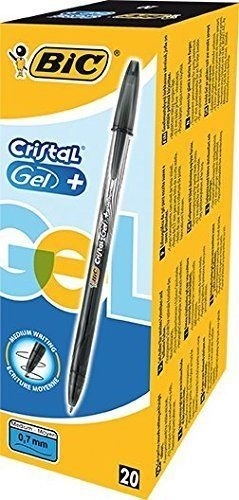 Bic Gelinis rašiklis Cristalgel 0.7 mm, juodas, 1vnt. 721286