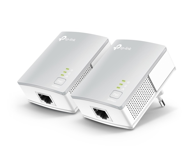 TP-Link TL-PA4010 KIT AV600 Powerline Starter Kit Ethernet LAN Adapterių rinkinys