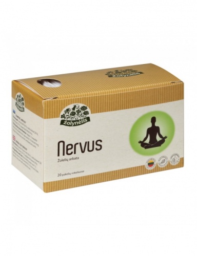 Žolynėlis žolelių arbata Nervus, 30g (1,5x 20)