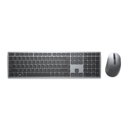 Dell Premier Multi-Device KM7321W Belaidė klaviatūra + pelė, RF Wireless + Bluetooth, US, Titan grey