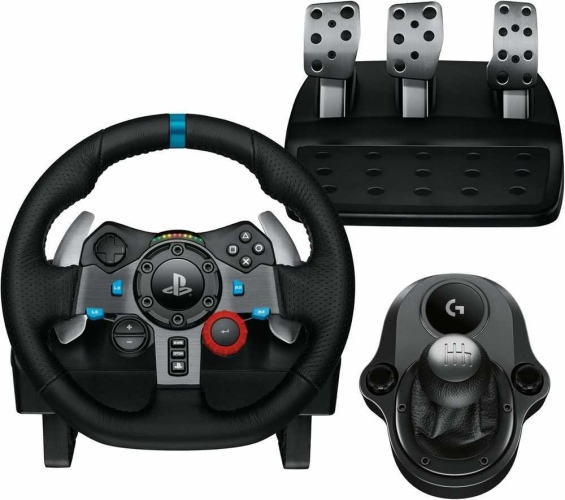 Logitech G29 SE Driving Force Žaidimų vairas ir pedalai, for PC, PS5, PS4, Juoda